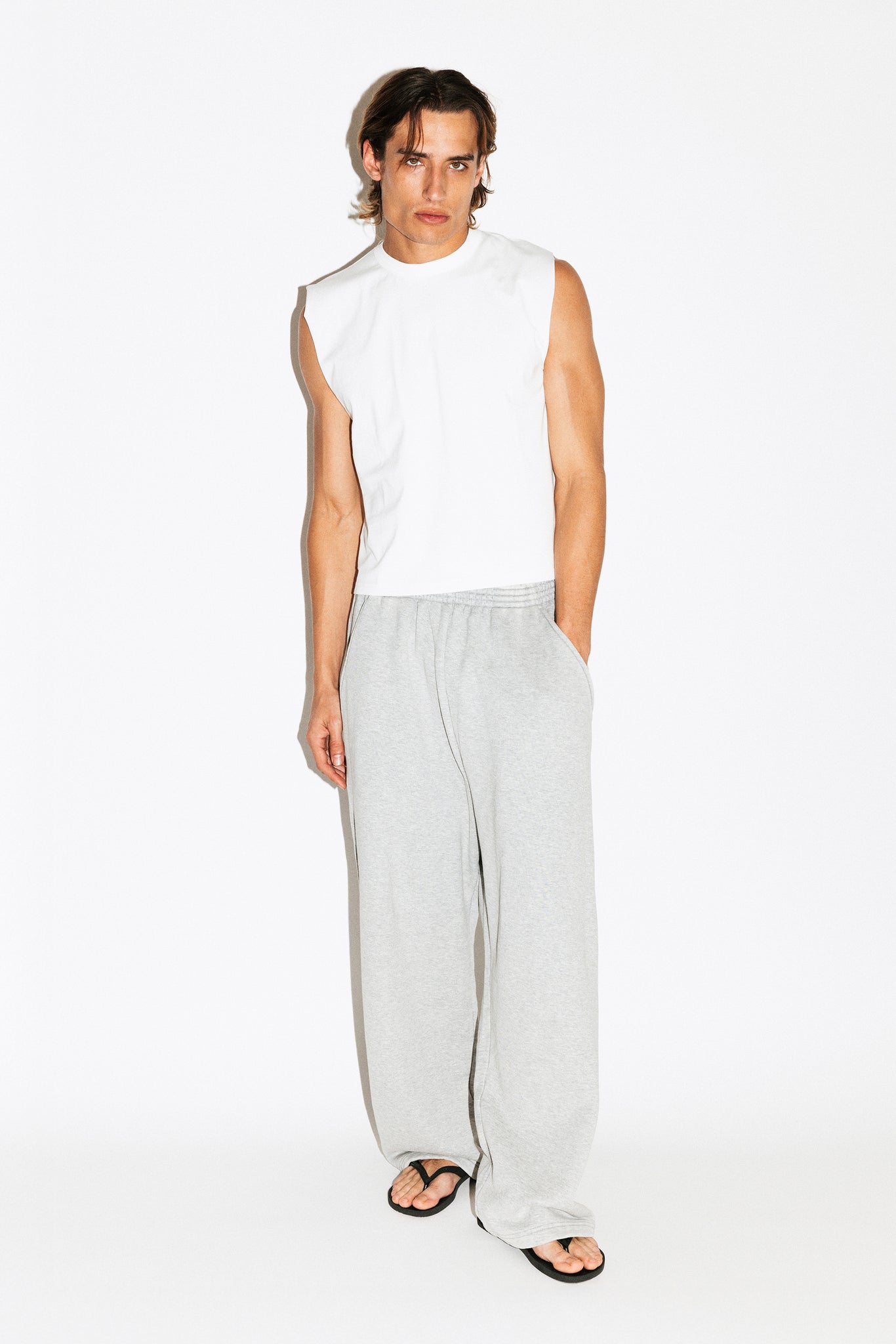 Kinney Ultra-Relaxed Sweatpant  |  Grey Melange