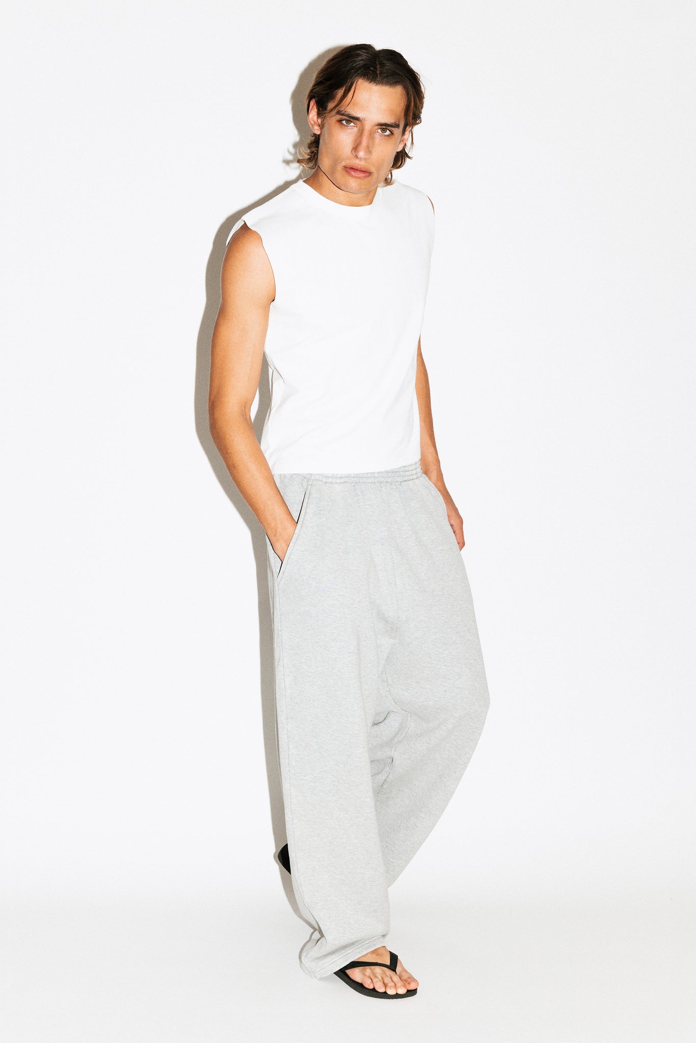 Kinney Ultra-Relaxed Sweatpant  |  Grey Melange