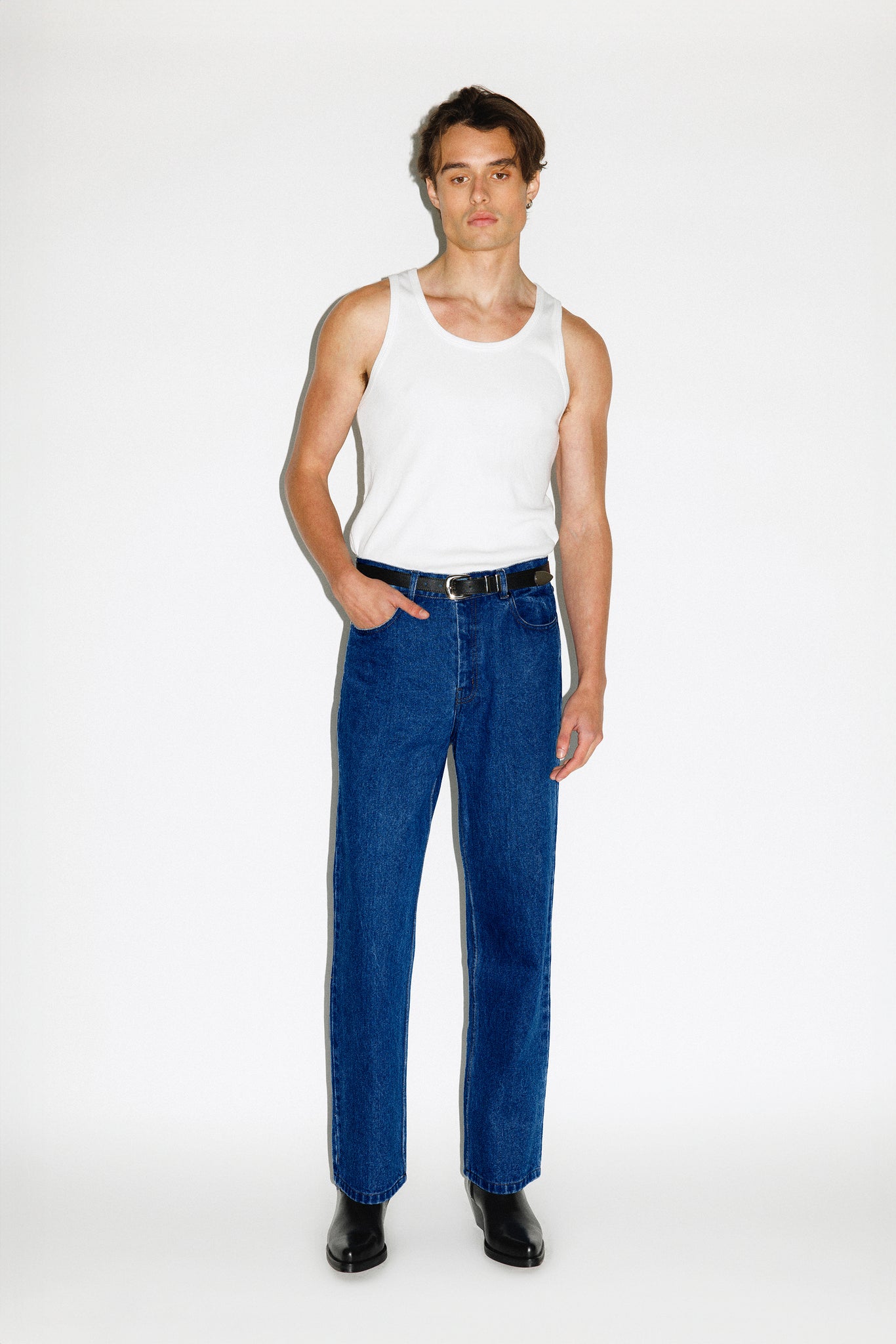 Rodeo Classic Straight-Leg Jeans Western Blue