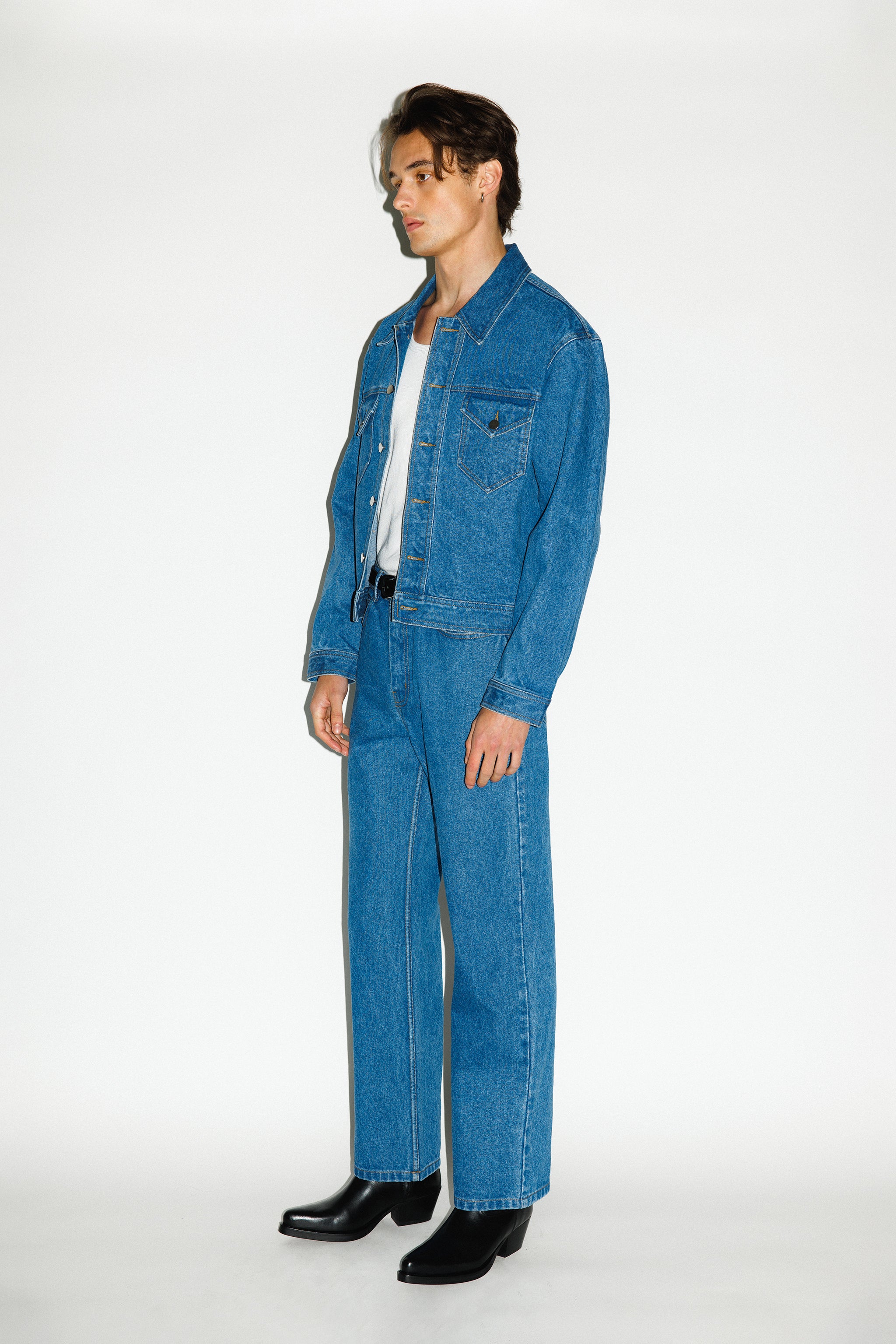 ◆GLOWNY◆ THE RODEO JEANS VINTAGE BLUE GC25SSJS002VB MUSINSA | GLOWNY THE RODEO JEANS (VINTAGE BLUE)