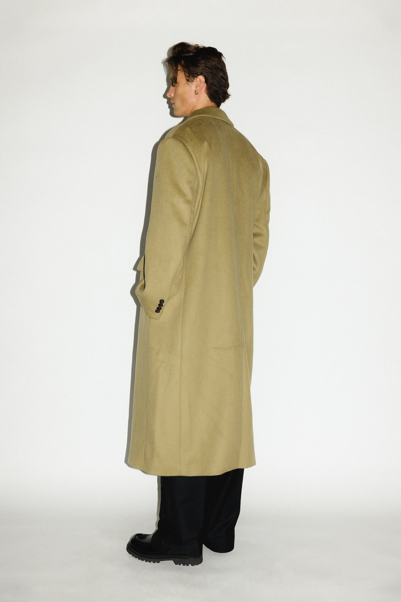 Manhattan Oversized Overcoat  |  Moss
