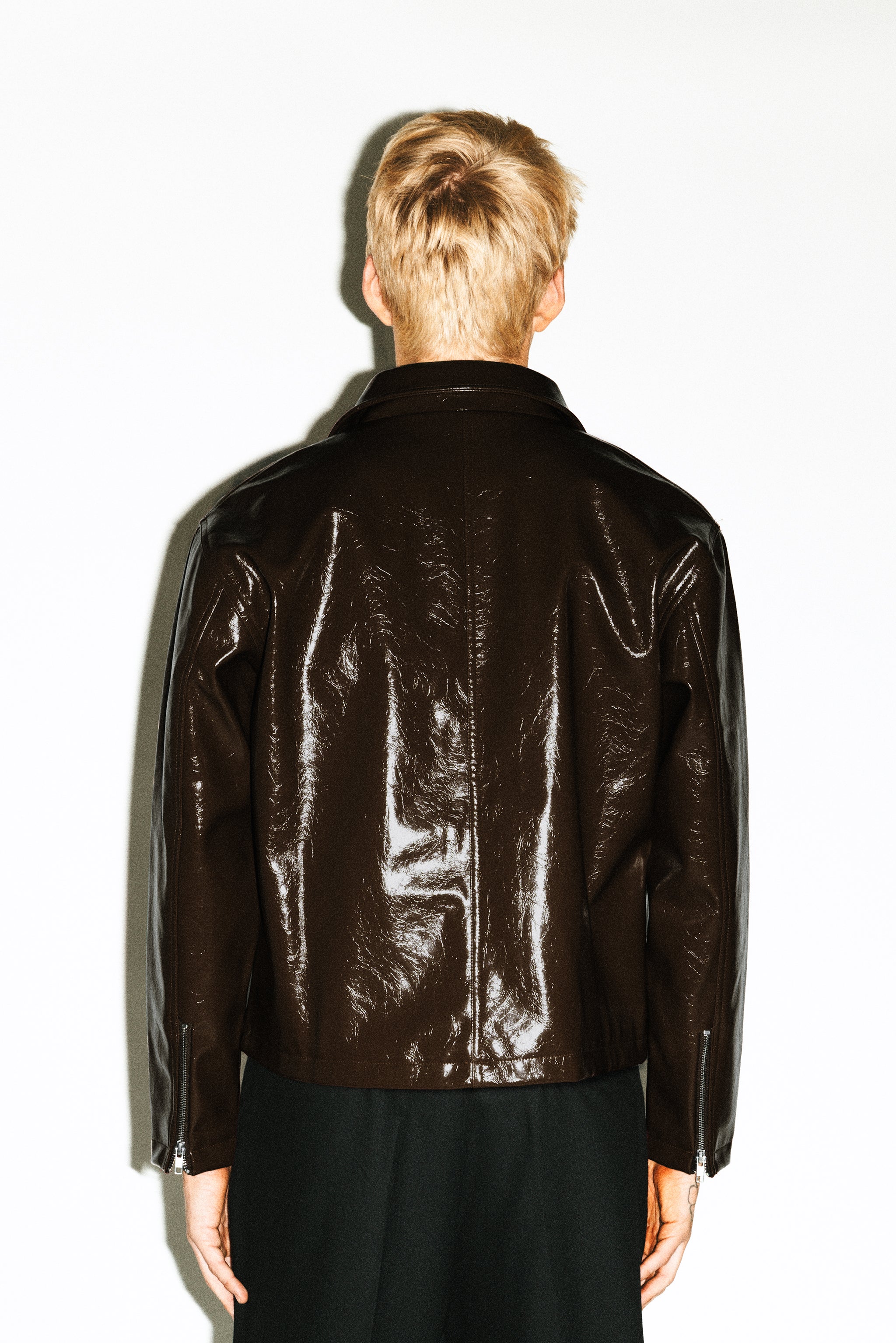 ジャケット・アウター California arts Fairfax Vinyl Blouson S Fairfax Vinyl Blouson | Chocolate – California Arts