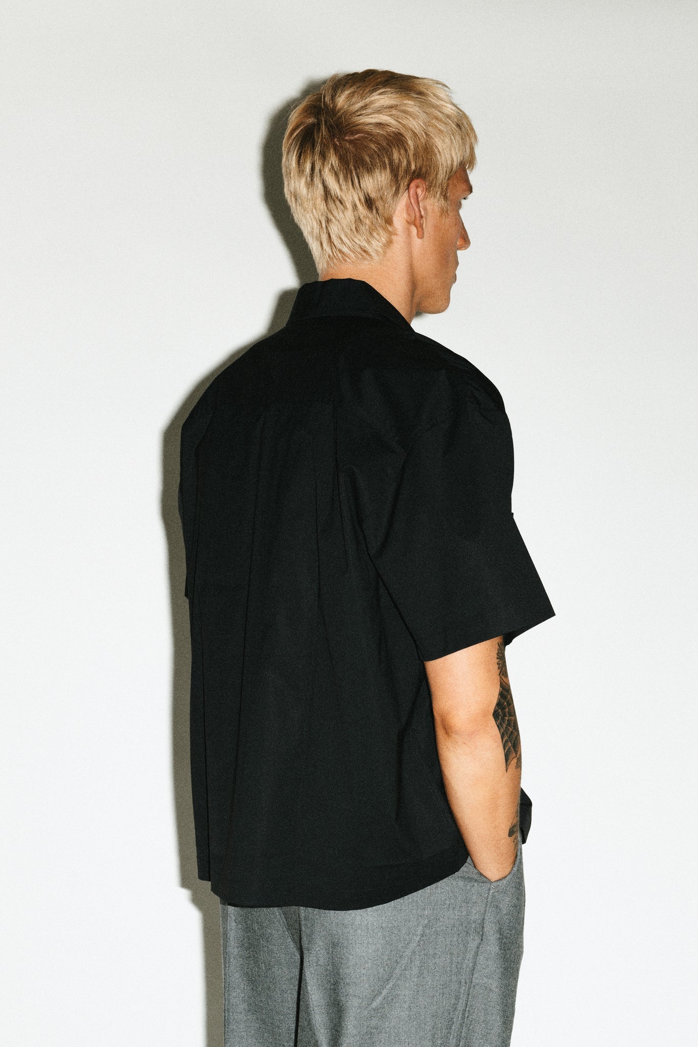 Venice Short-Sleeve Summer Shirt | Black