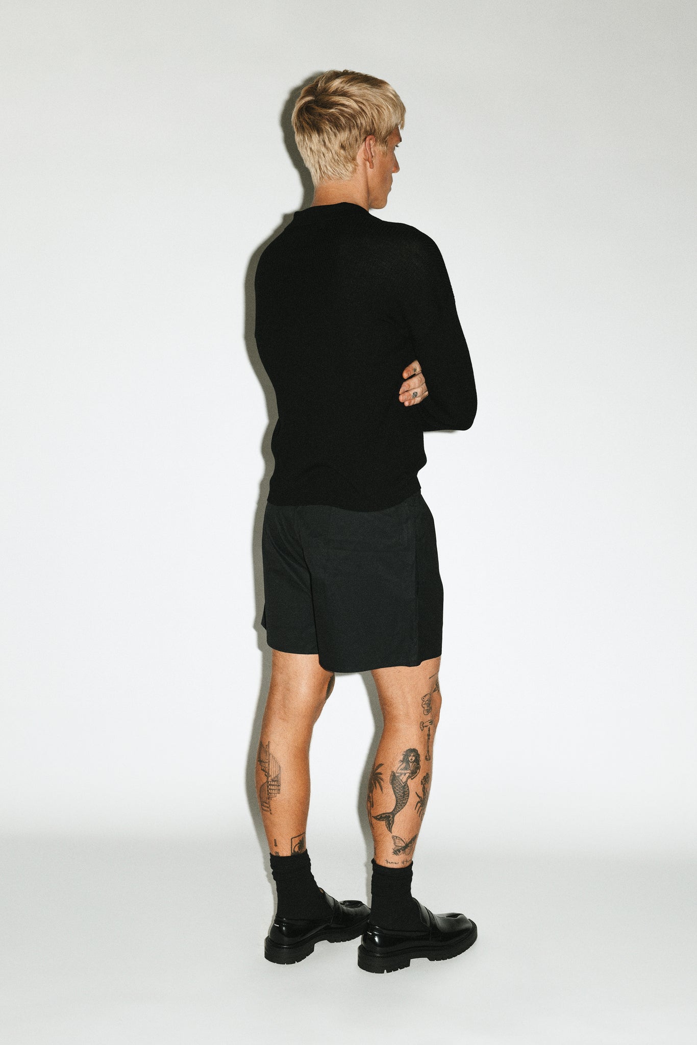 Doheny Cotton Poplin Shorts | Black
