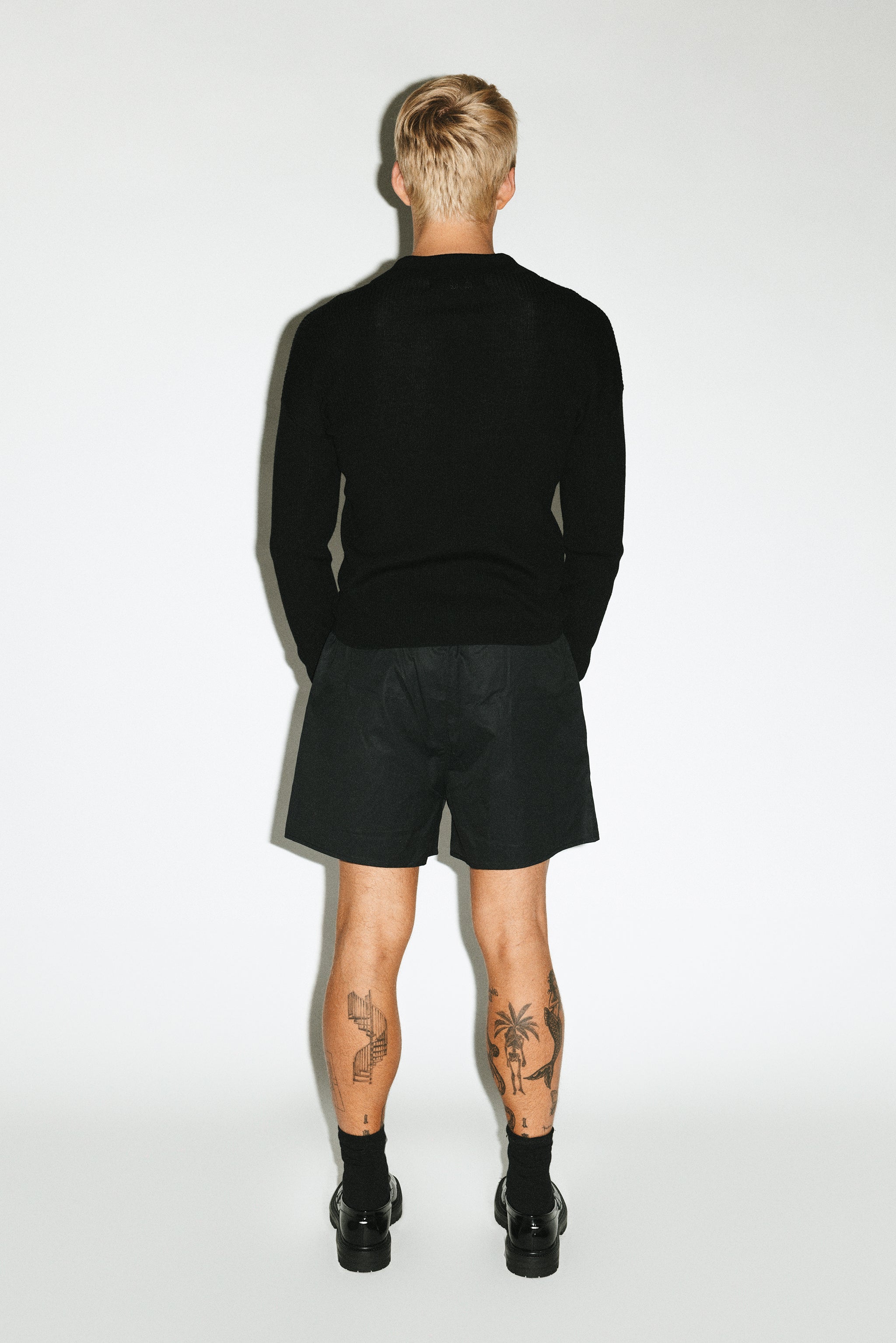 Doheny Cotton Poplin Shorts | Black – California Arts