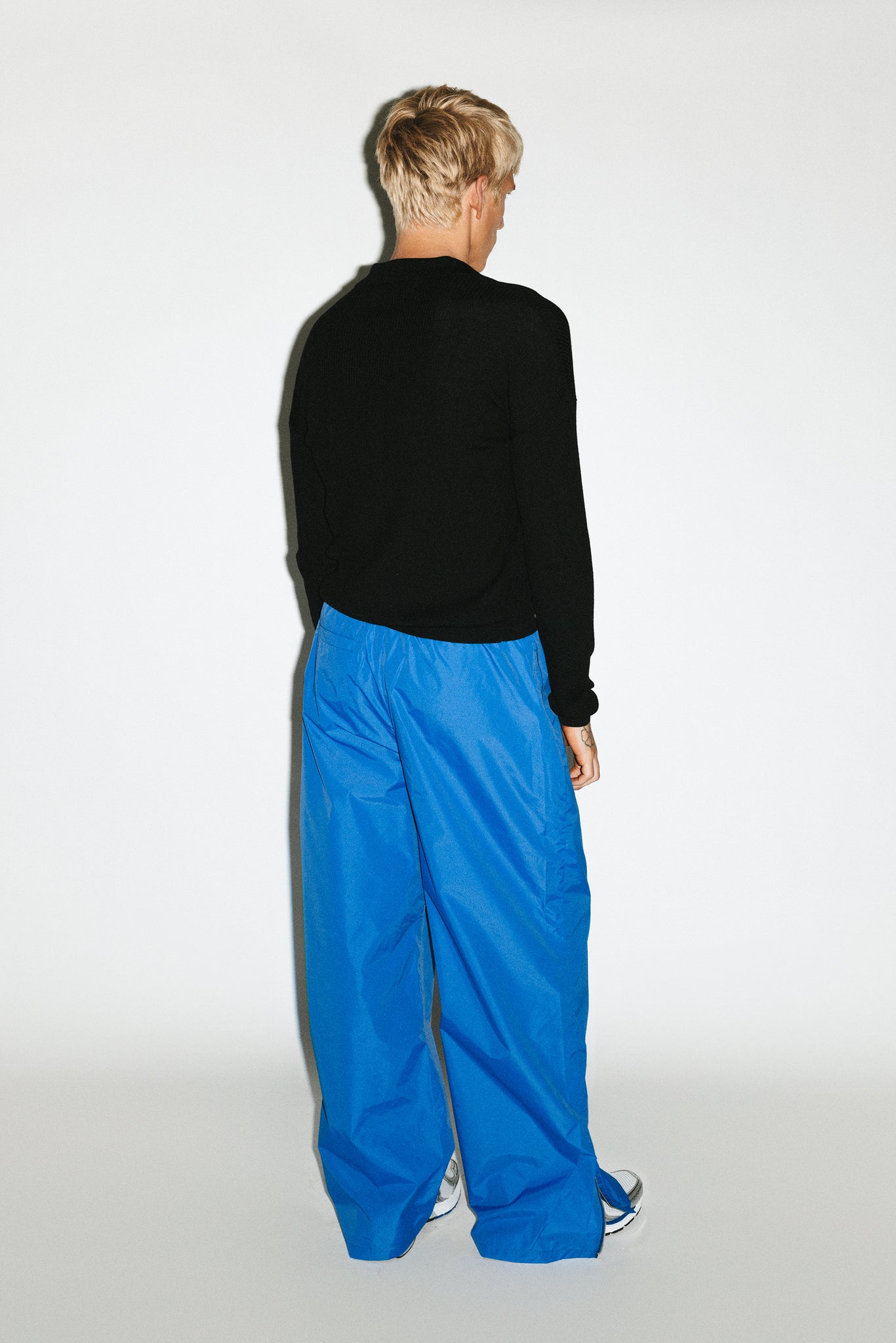 Cienega Wide-Leg Track Pants  |  Cobalt Blue
