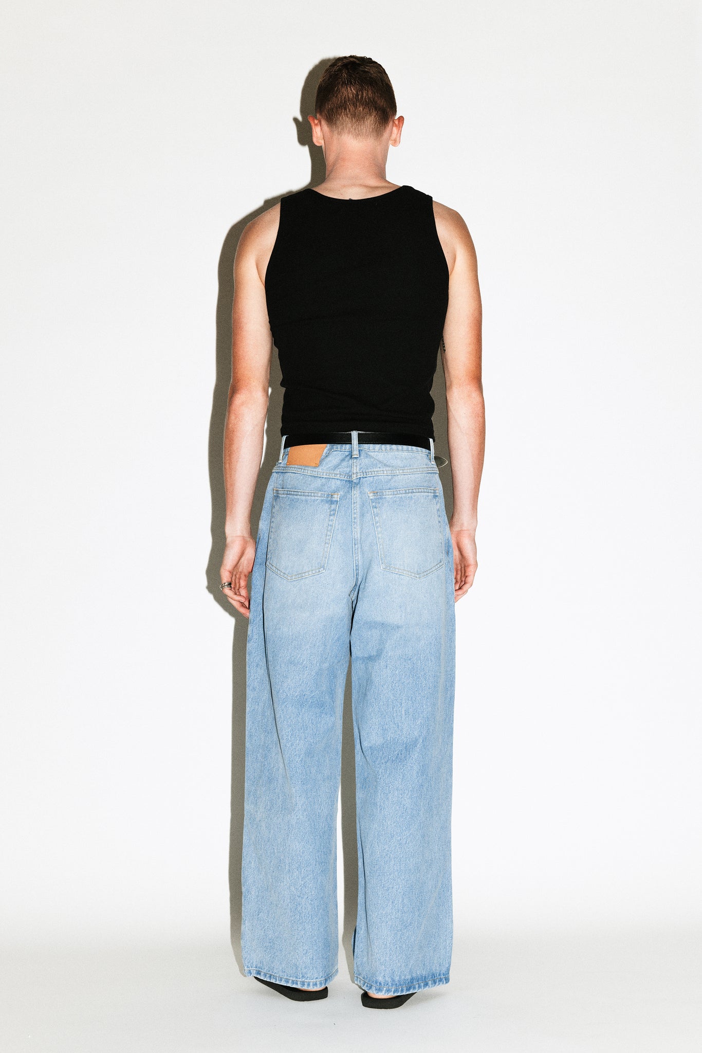 Laurel Relaxed Wide-Leg Jeans  |  Rinse