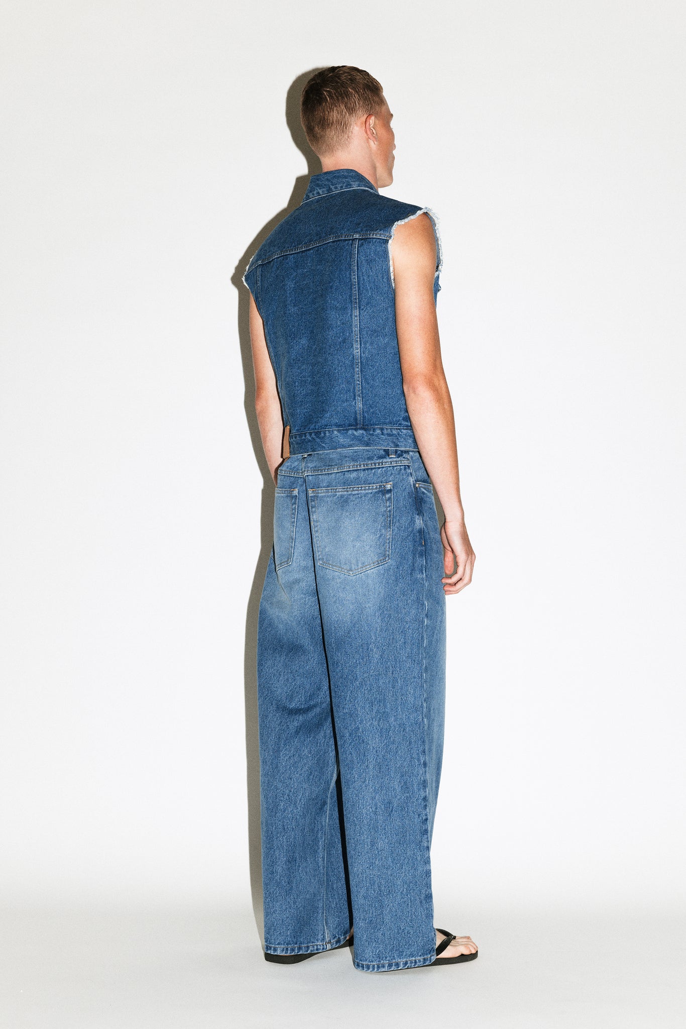 Laurel Relaxed Wide-Leg Jeans  |  Vintage Blue