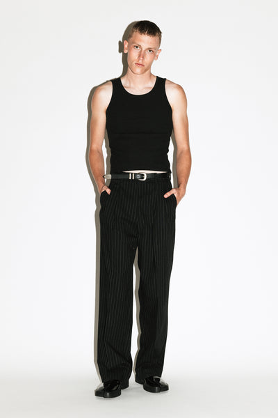 パンツ California Arts Wide Pleated Trouser Dume Wide-Leg Ultra-Pleated Trouser | Smoke – California Arts
