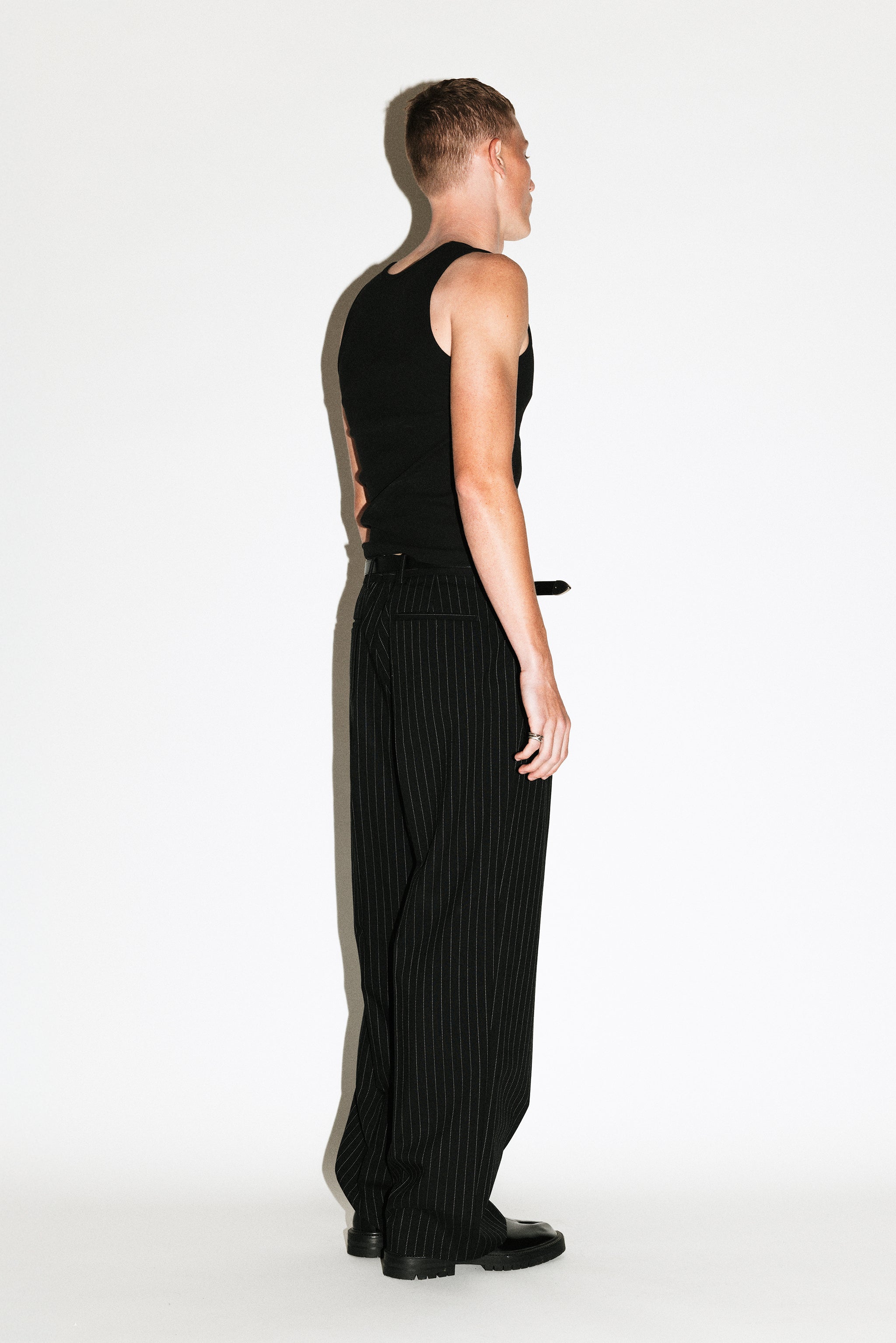 パンツ California Arts Wide Pleated Trouser Dume Wide-Leg Ultra-Pleated Trouser | Pinstripe – California