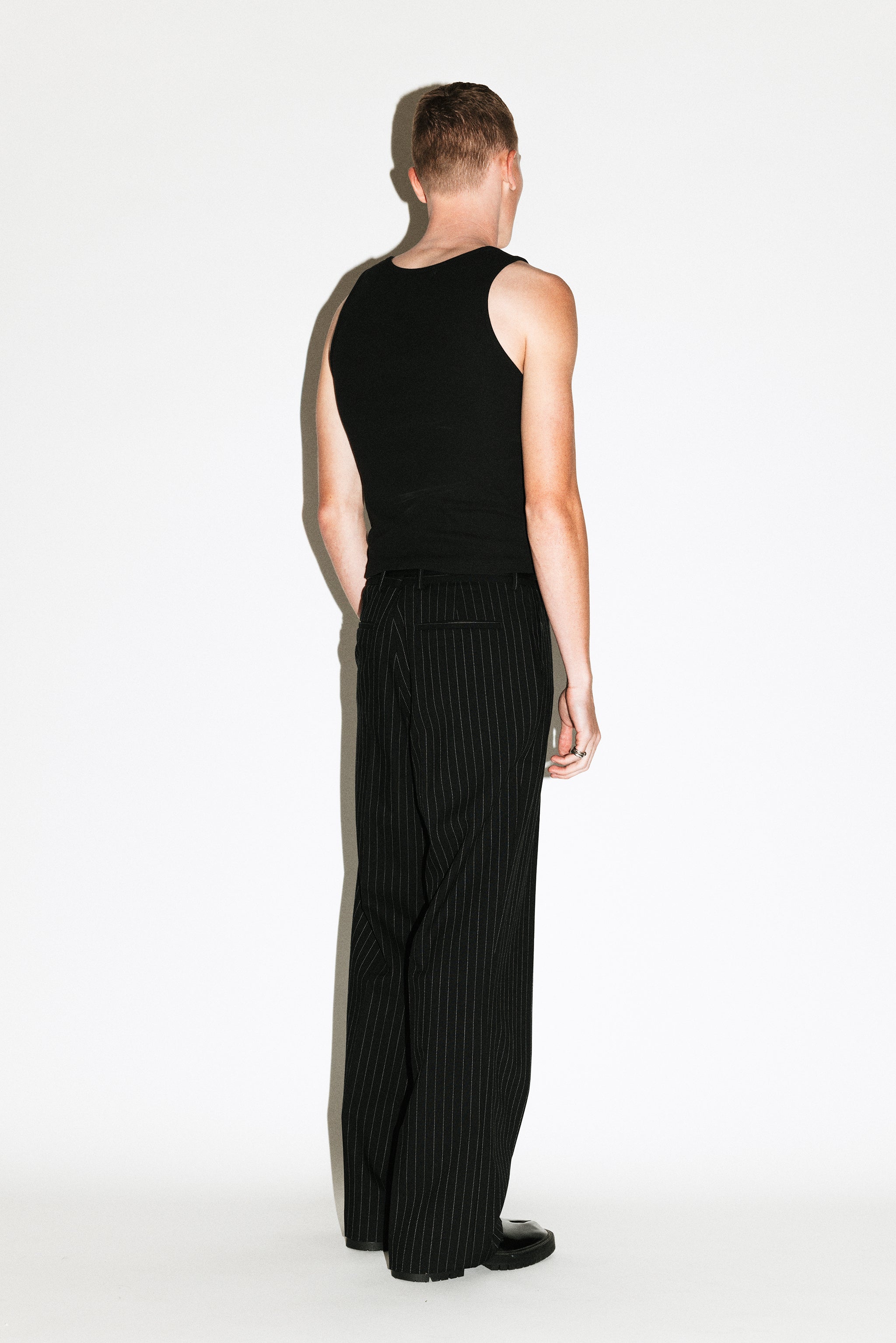 Cove Wide-Leg Trouser | Pinstripe – California Arts