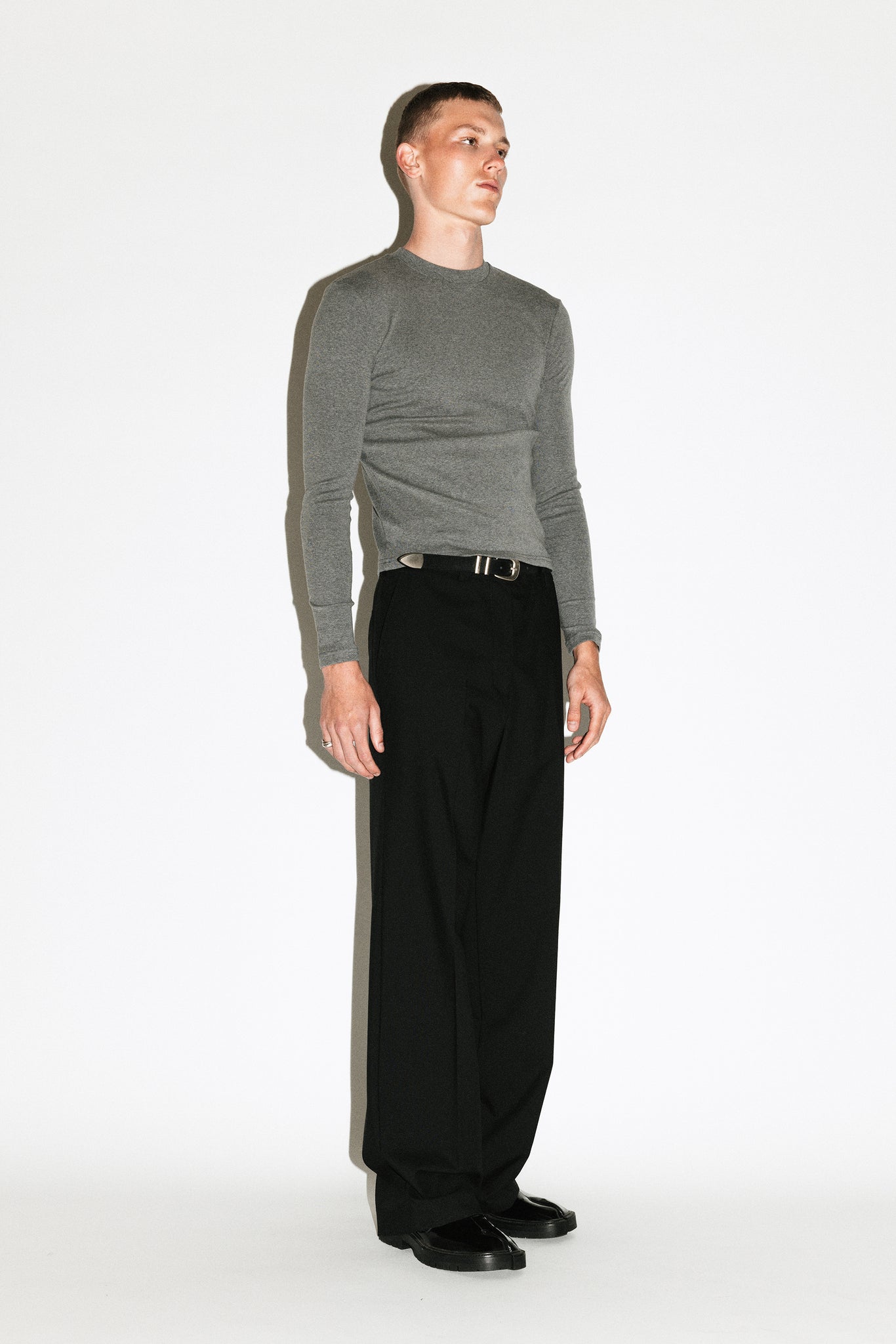 Cove Wide-Leg Trouser  |  Black