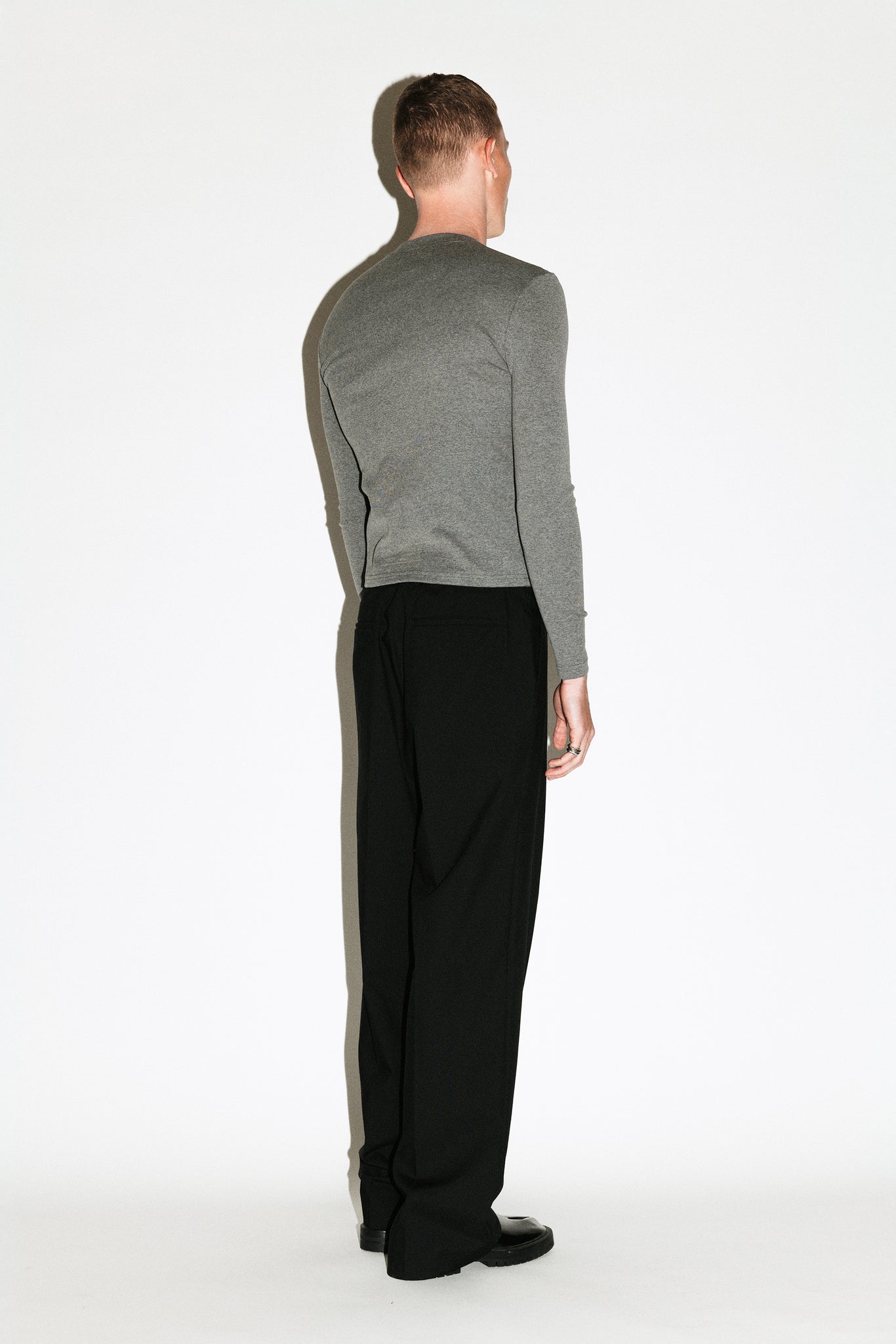 Cove Wide-Leg Trouser  |  Black