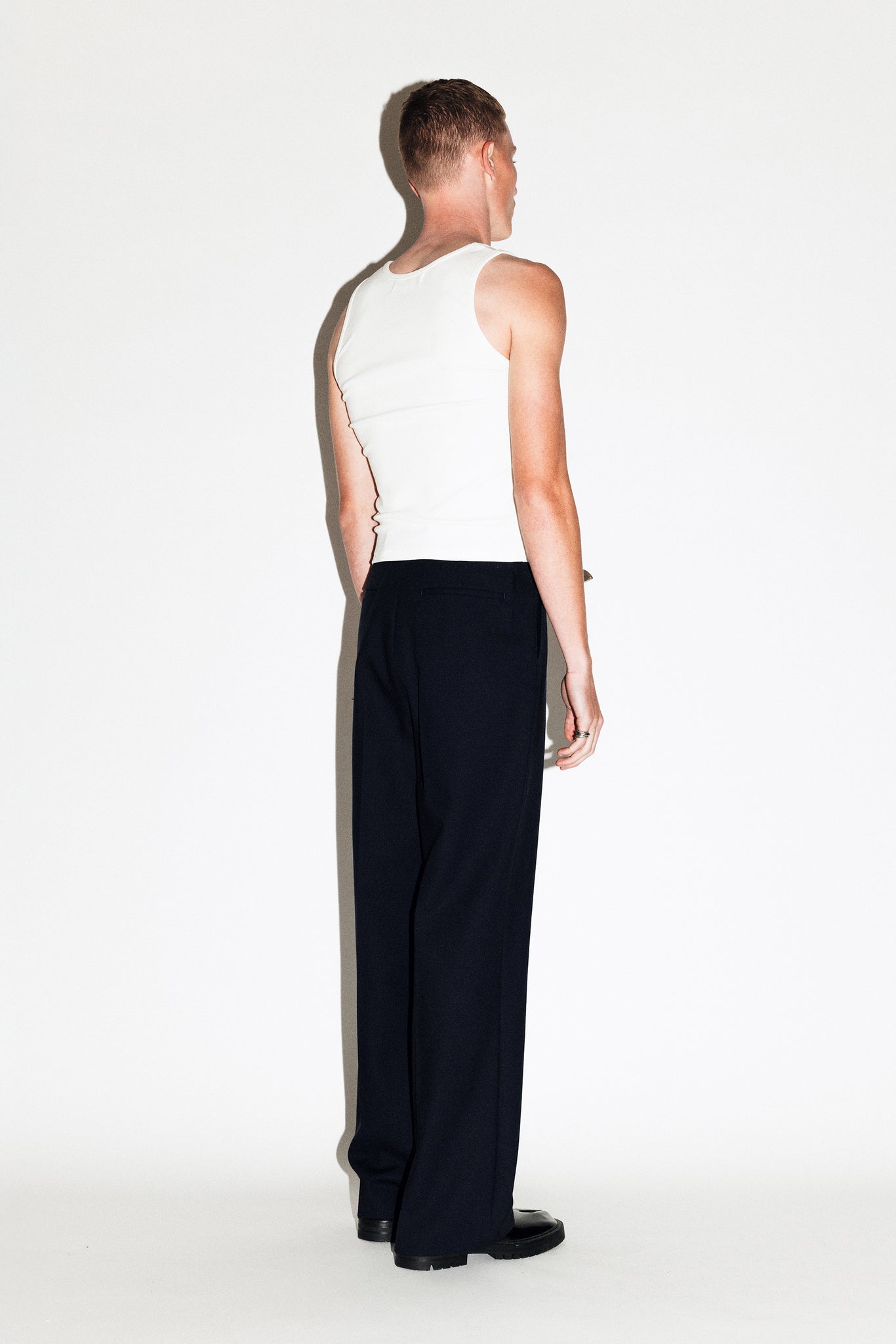 Cove Wide-Leg Trouser  |  Navy