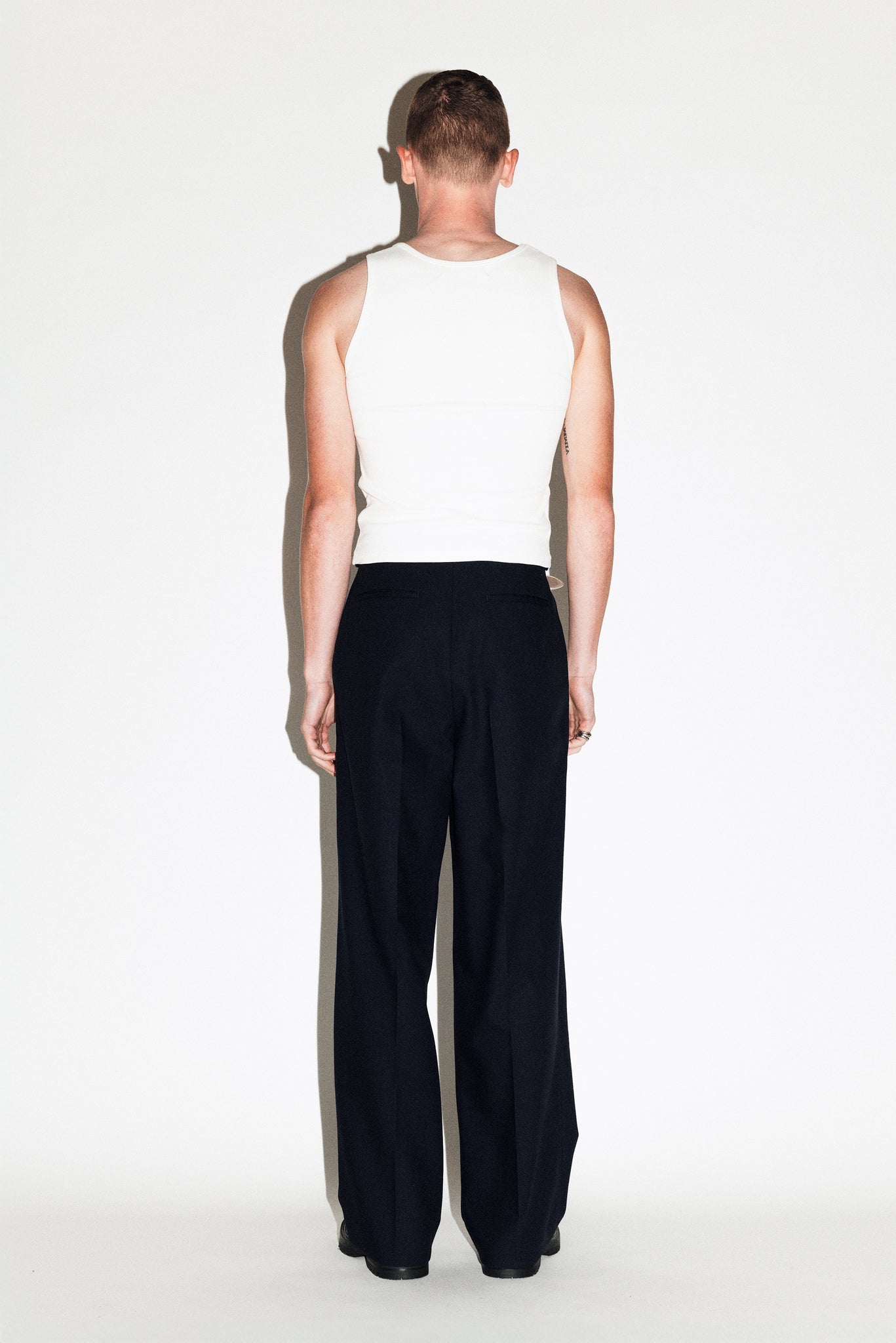 Cove Wide-Leg Trouser  |  Navy