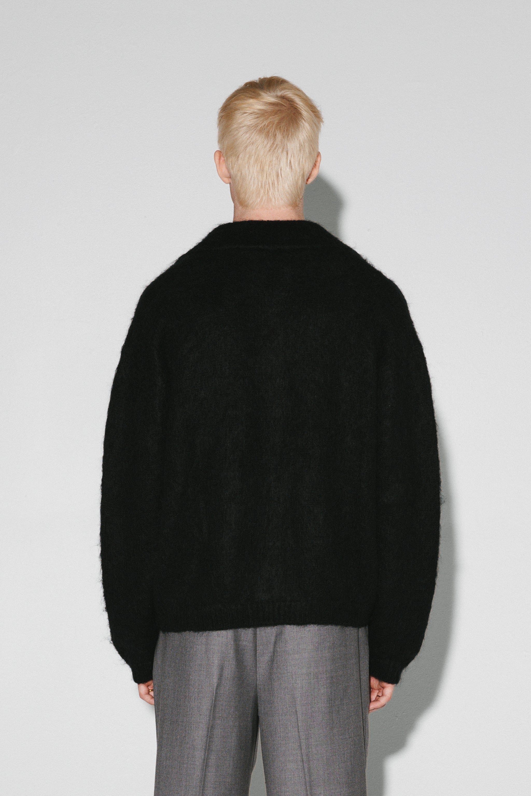 Moonlight Mohair Cardigan | Black